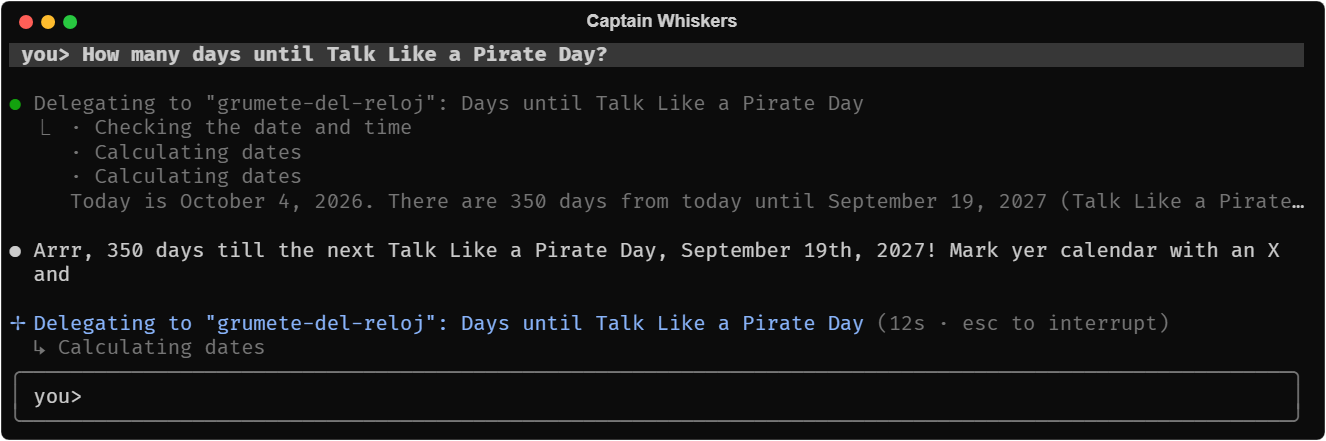 The cabin boy works out the days until Talk Like a Pirate Day