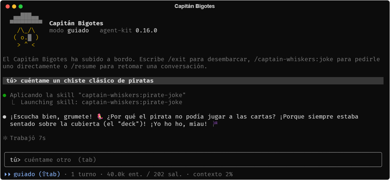 El mismo capitán en español, como Capitán Bigotes